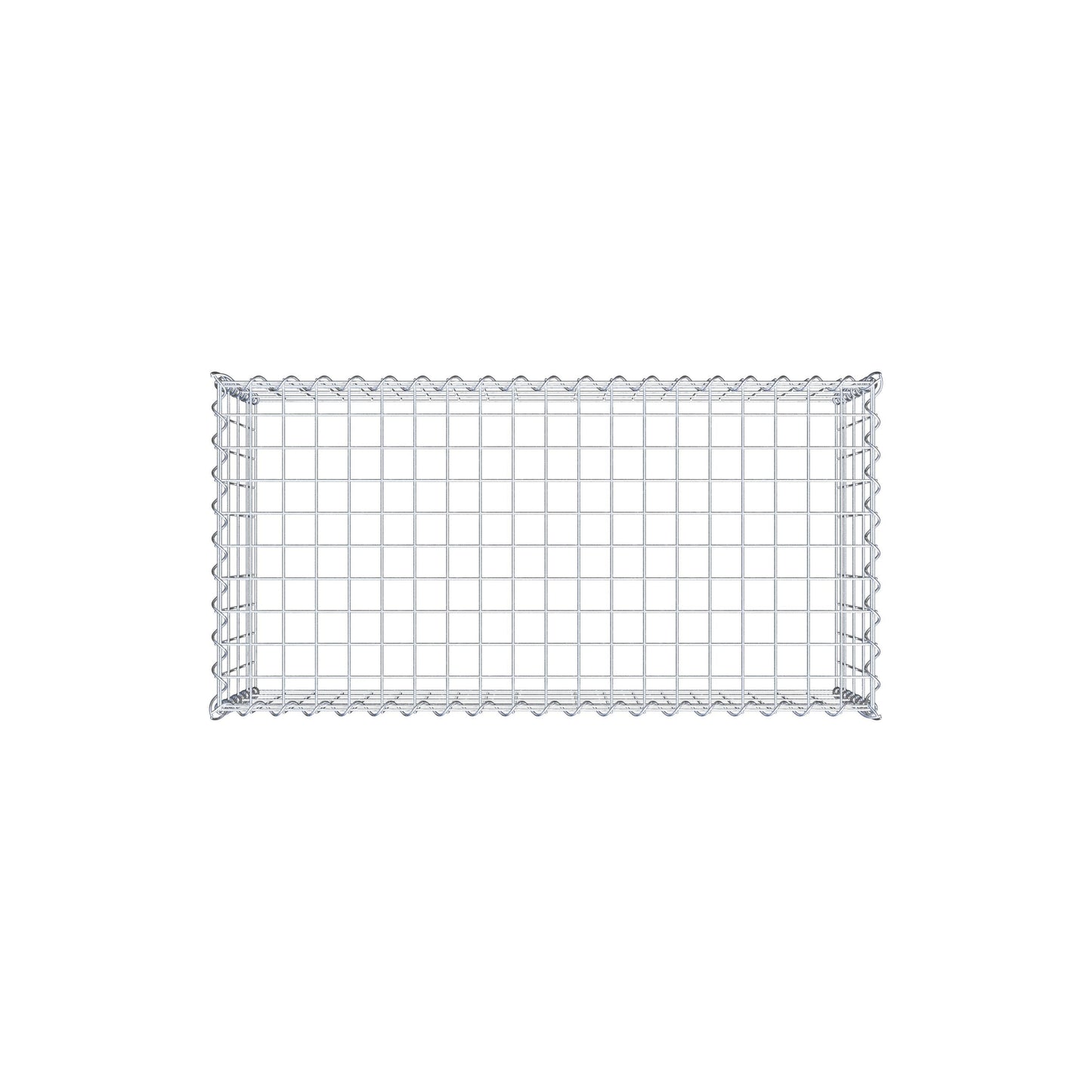 Add-on schanskorf type 3 100 cm x 40 cm x 50 cm (L x H x D), maaswijdte 5 cm x 10 cm, spiraalvormig
