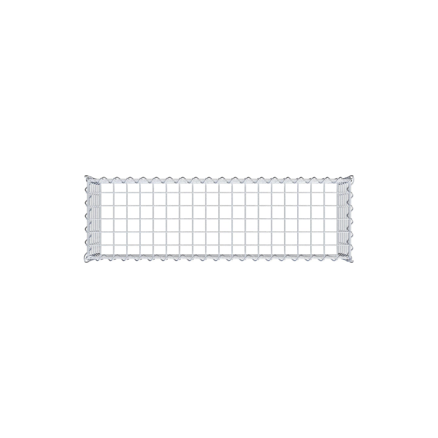 Gabion rapporté type 3 100 cm x 30 cm x 30 cm (L x H x P), mailles 5 cm x 5 cm, spirale