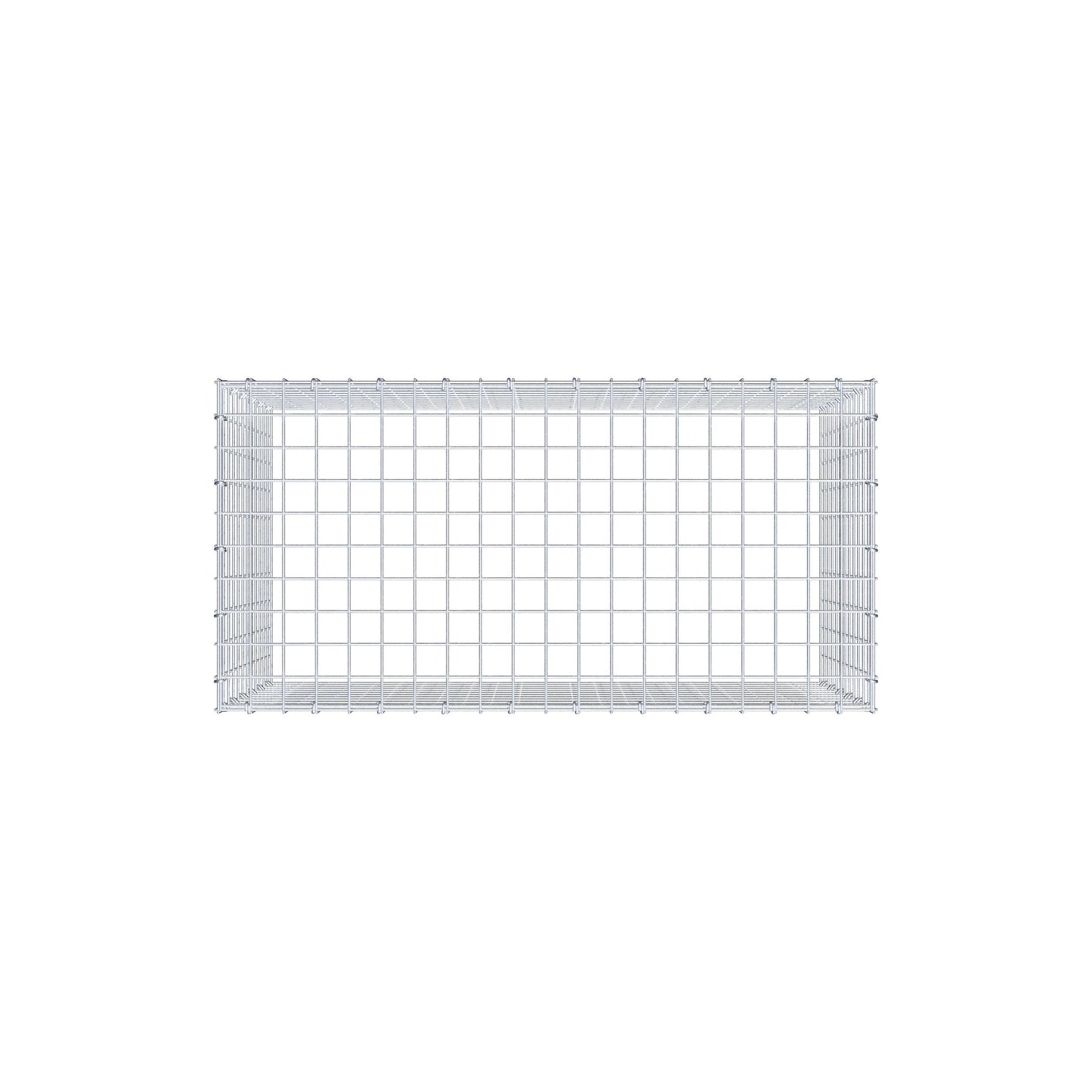 Fourche rapportée type 3 100 cm x 60 cm x 50 cm (L x H x P), mailles 5 cm x 5 cm, anneau C