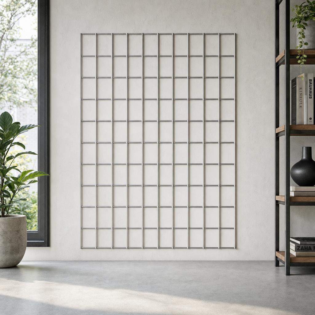 Rank und Dekogitter 200 x 100 cm aus Metall | für innen und außen
