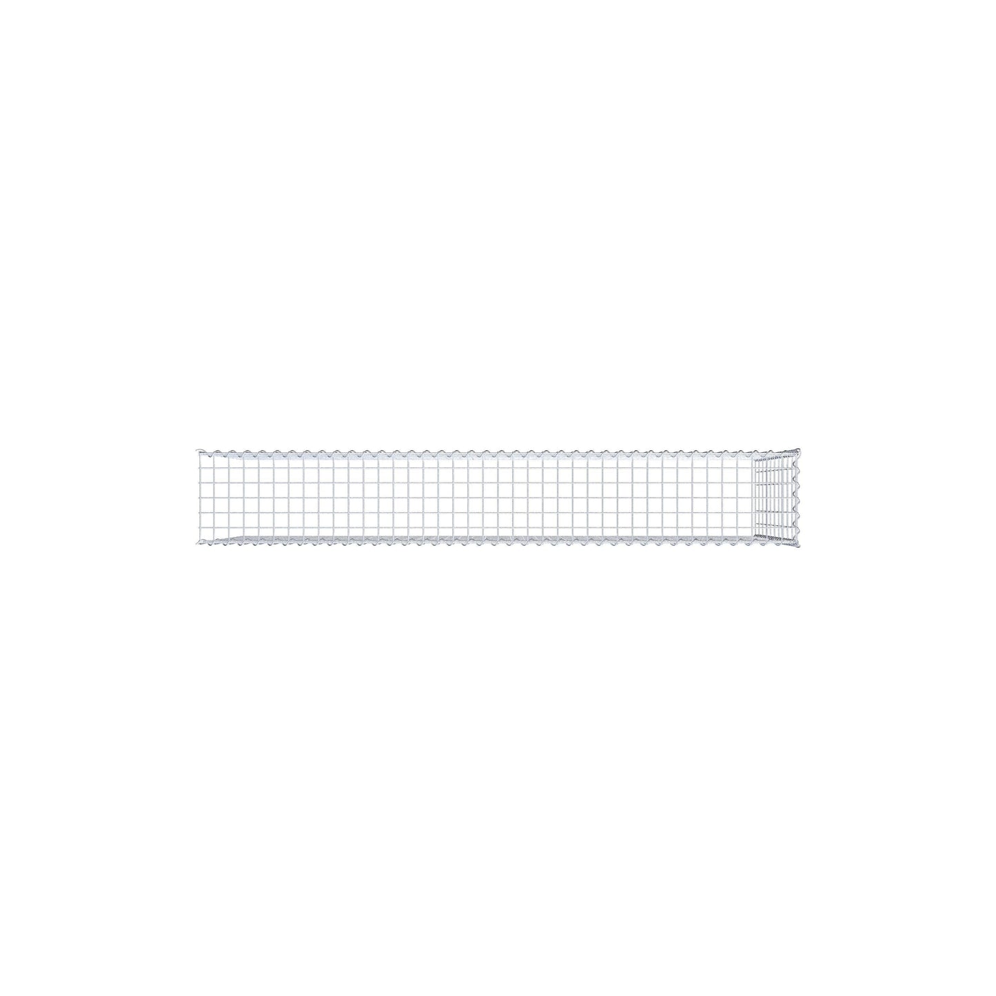 Add-on schanskorf type 4 200 cm x 100 cm x 30 cm (L x H x D), maaswijdte 5 cm x 10 cm, spiraalvormig