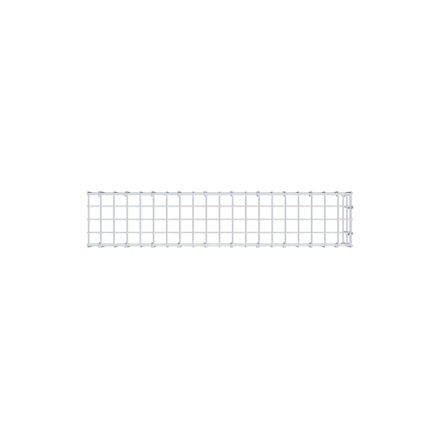 Extra gabion typ 4 100 cm x 20 cm x 20 cm (L x H x D), maskstorlek 5 cm x 10 cm, C-ring
