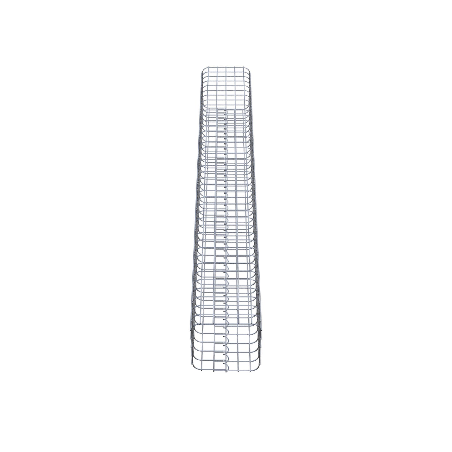 Gabionensäule eckig 27 cm x 27 cm, 200 cm Höhe, MW 5 cm x 5 cm