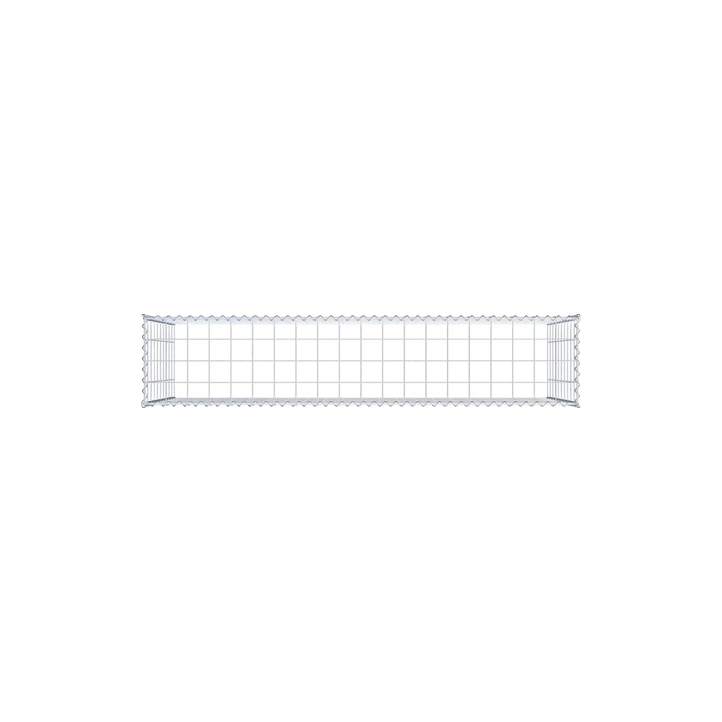 Extra gabion typ 3 200 cm x 100 cm x 40 cm (L x H x D), maskstorlek 10 cm x 10 cm, spiral