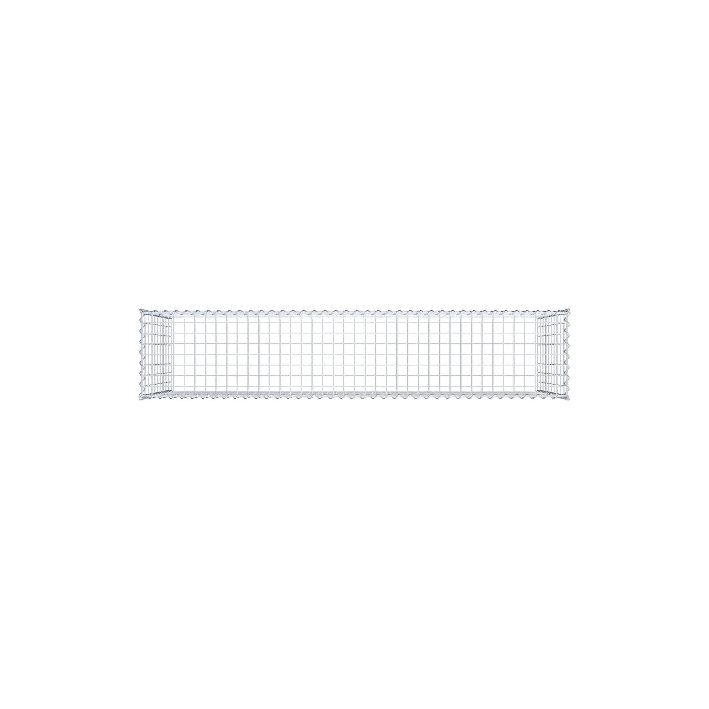 Opvokset gabion type 3 200 cm x 100 cm x 40 cm (L x H x D), maskestørrelse 5 cm x 10 cm, spiral