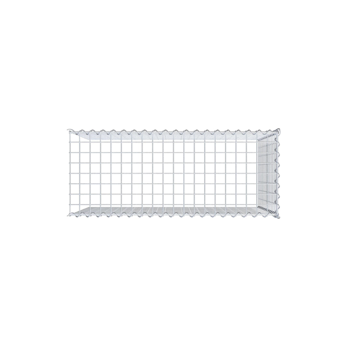 Gavión complementario tipo 4 100 cm x 70 cm x 40 cm (L x A x P), malla 5 cm x 5 cm, espiral