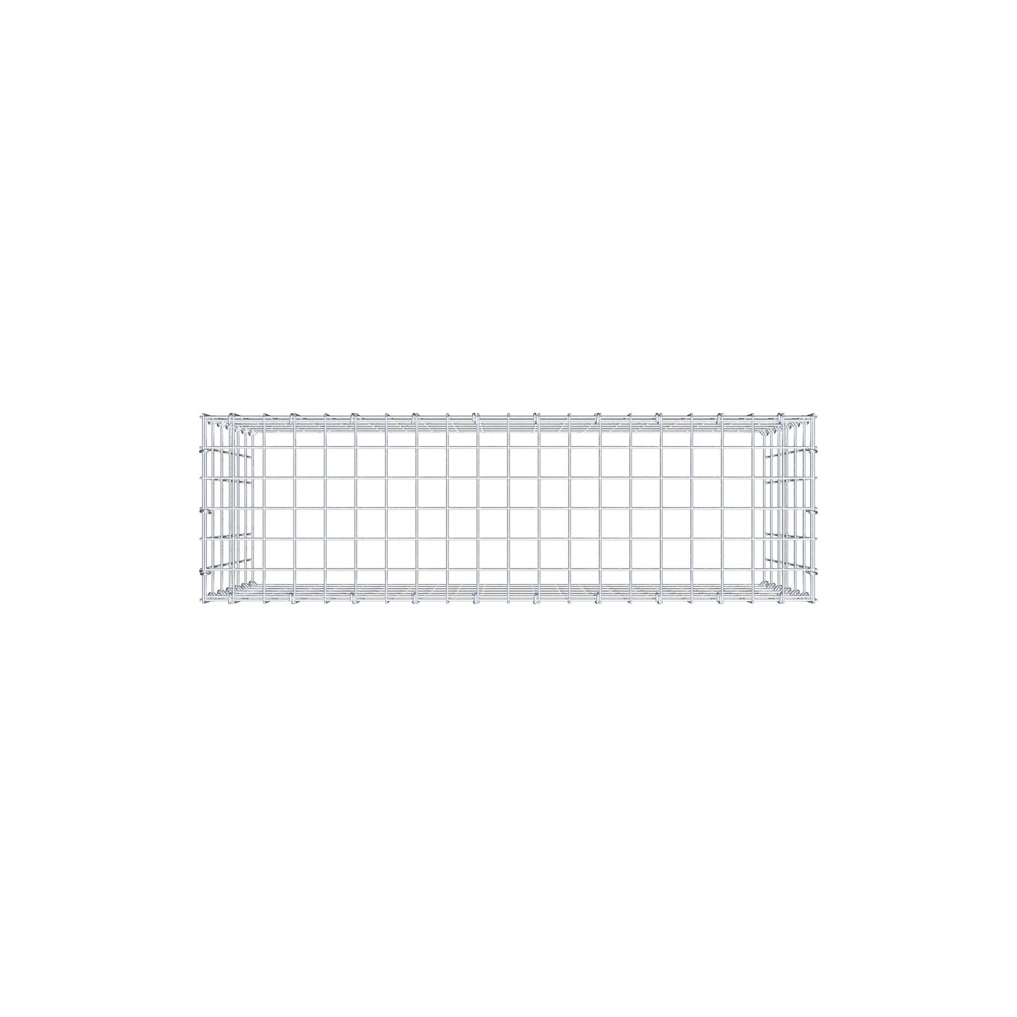 Gabbione aggiuntivo di tipo 3 100 cm x 60 cm x 30 cm (L x H x P), maglia 5 cm x 10 cm, anello a C