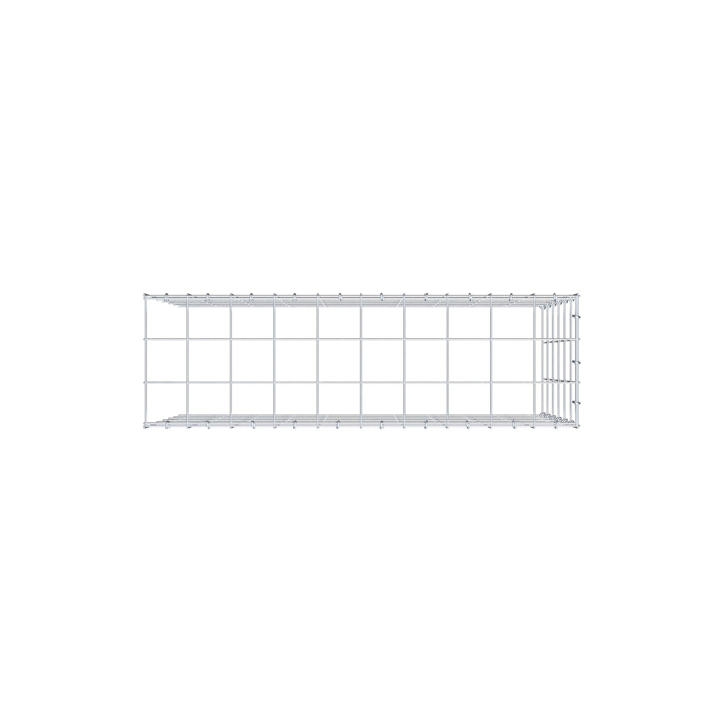 Anbaugabione Typ 4 100 cm x 60 cm x 30 cm (L x H x T), Maschenweite 10 cm x 10 cm, C-Ring