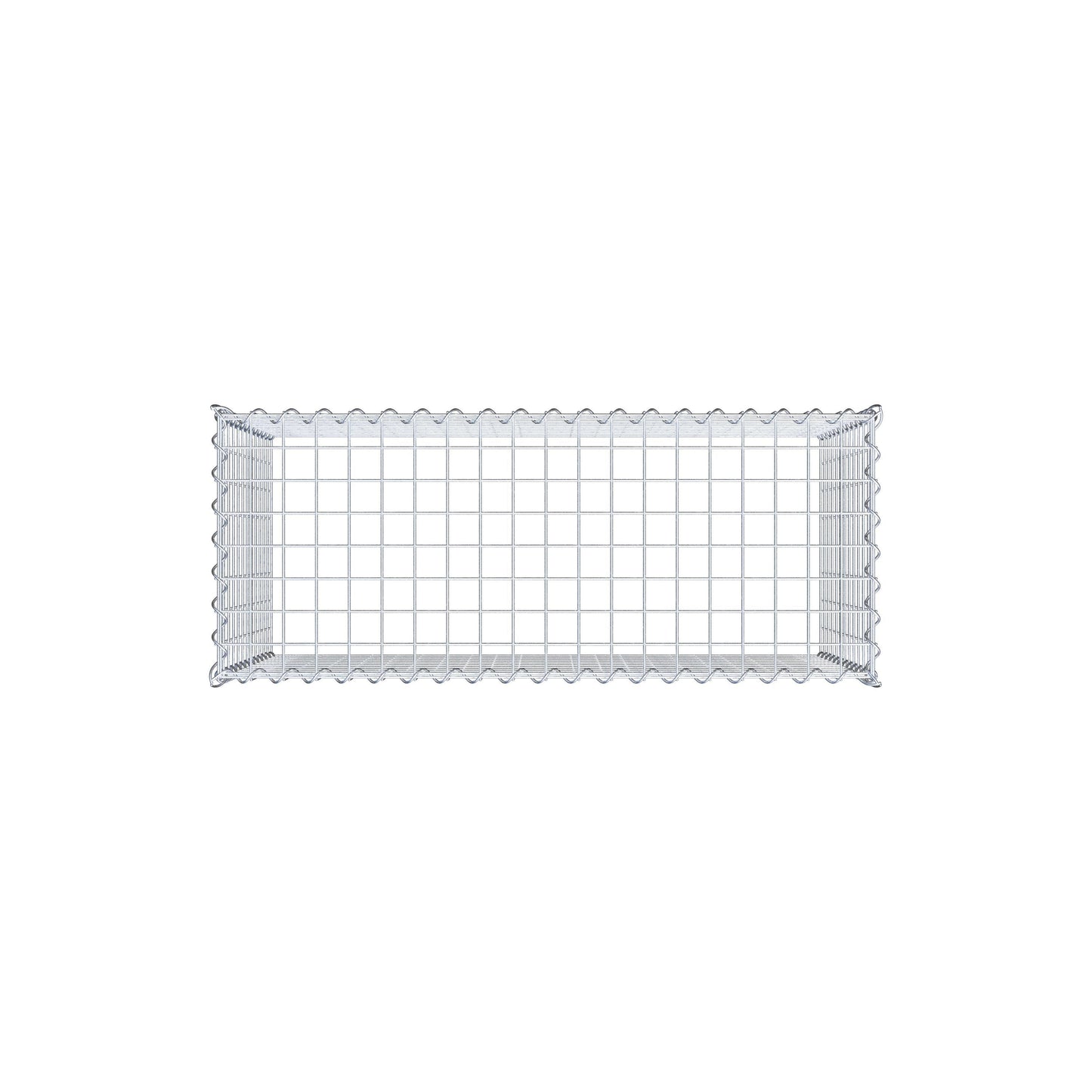 Grown-on gabion type 3 100 cm x 60 cm x 40 cm (L x H x D), mesh size 5 cm x 5 cm, spiral
