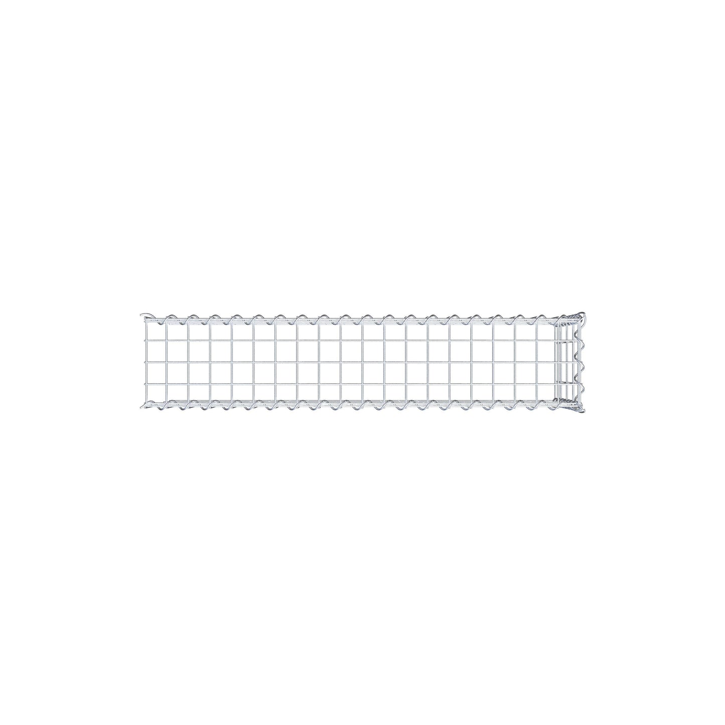Anbaugabione Typ 4 100 cm x 40 cm x 20 cm (L x H x T), Maschenweite 5 cm x 10 cm, Spirale