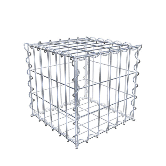 Gabion 30 cm x 30 cm x 30 cm (L x H x D), maskstorlek 5 cm x 10 cm, spiral