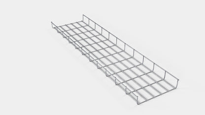 Kabelgoot hoogte 110 cm, diepte 5 cm, maaswijdte 5 x 10 cm