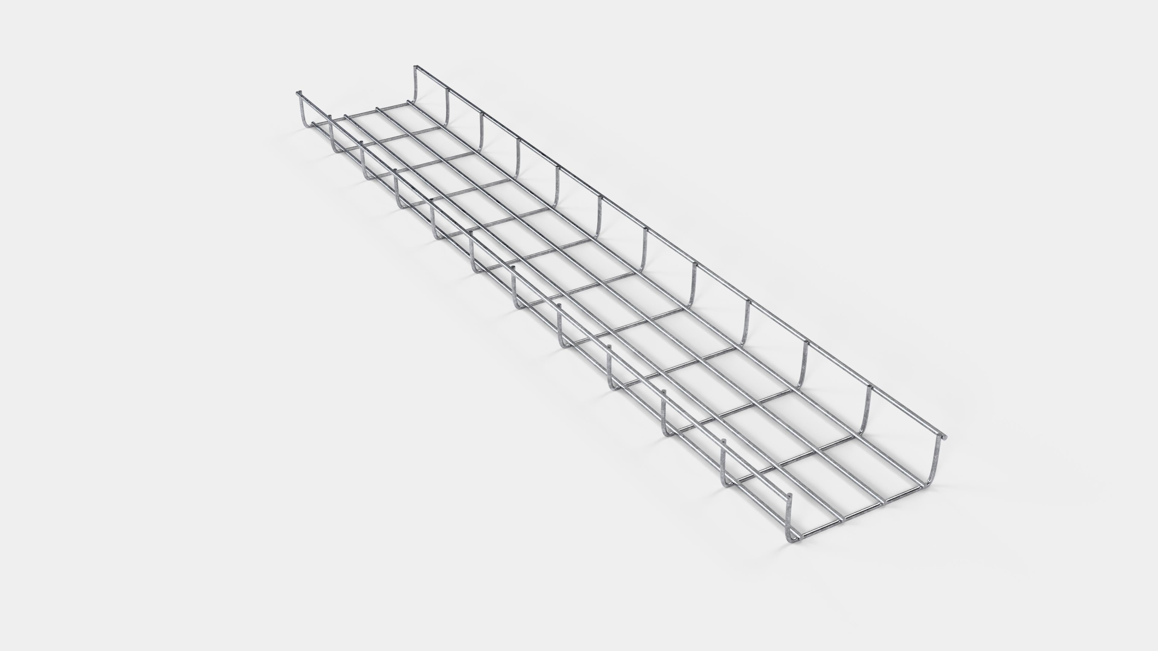 Kabelkanal højde 110 cm, dybde 5 cm, maskestørrelse 5 x 10 cm