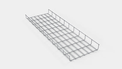 Lunghezza canalina 29 cm, profondità 5 cm, dimensione maglia 5 x 10 cm