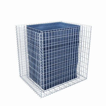 Højbed firkantet 100 cm x 100 cm x 80 cm (L x H x D), maskestørrelse 5 x 10 cm, vægtykkelse 10 cm