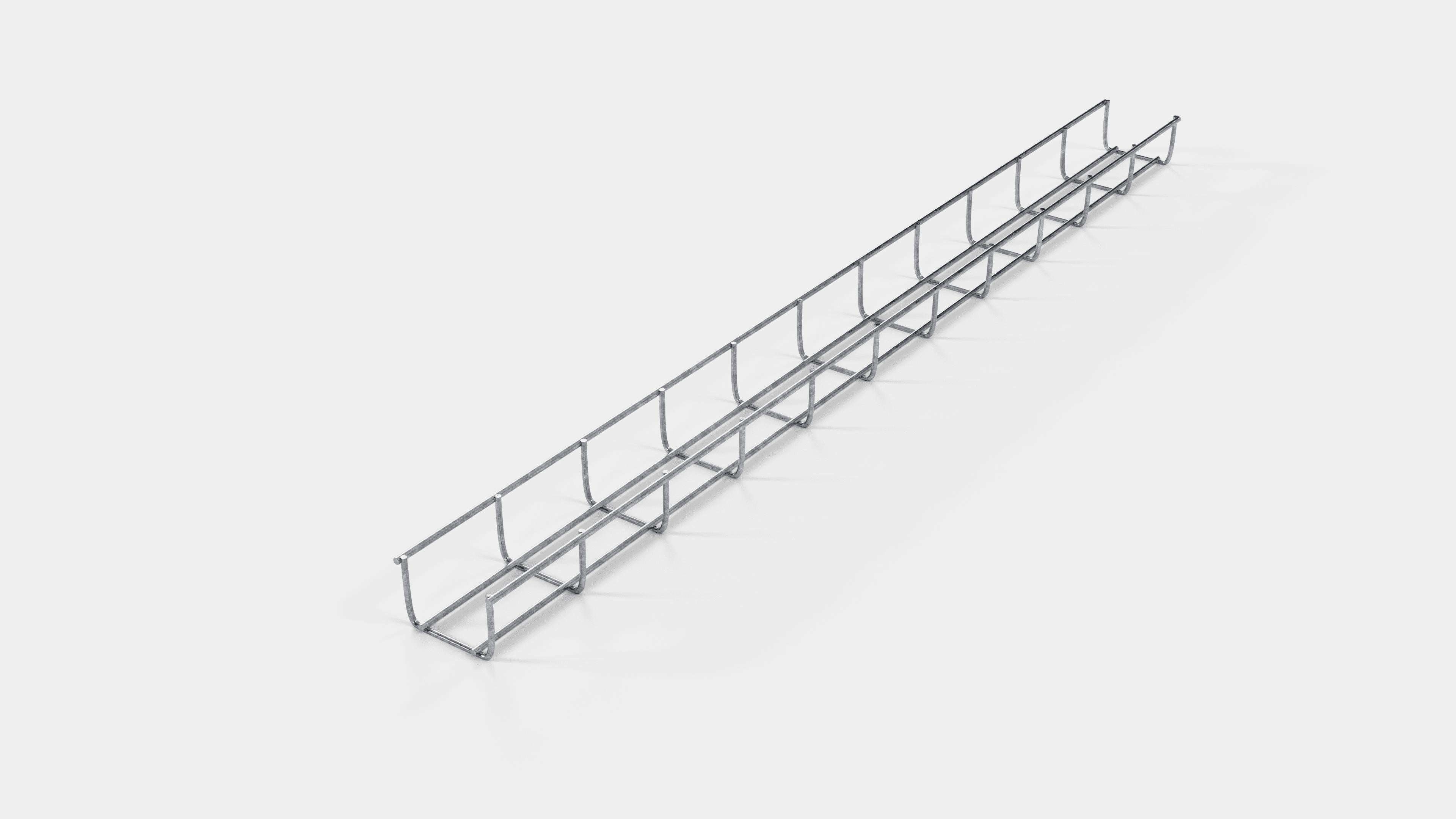 Kabelkanal højde 110 cm, dybde 5 cm, maskestørrelse 5 x 10 cm