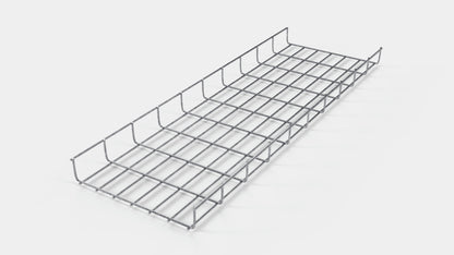 Lunghezza canalina 29 cm, profondità 5 cm, dimensione maglia 5 x 10 cm