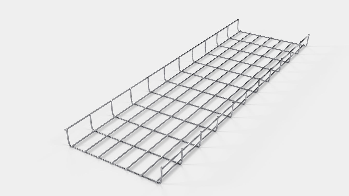 Kabelgoot hoogte 110 cm, diepte 5 cm, maaswijdte 5 x 10 cm