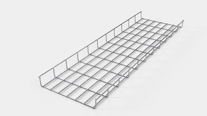 Kabelgoot hoogte 110 cm, diepte 5 cm, maaswijdte 5 x 10 cm