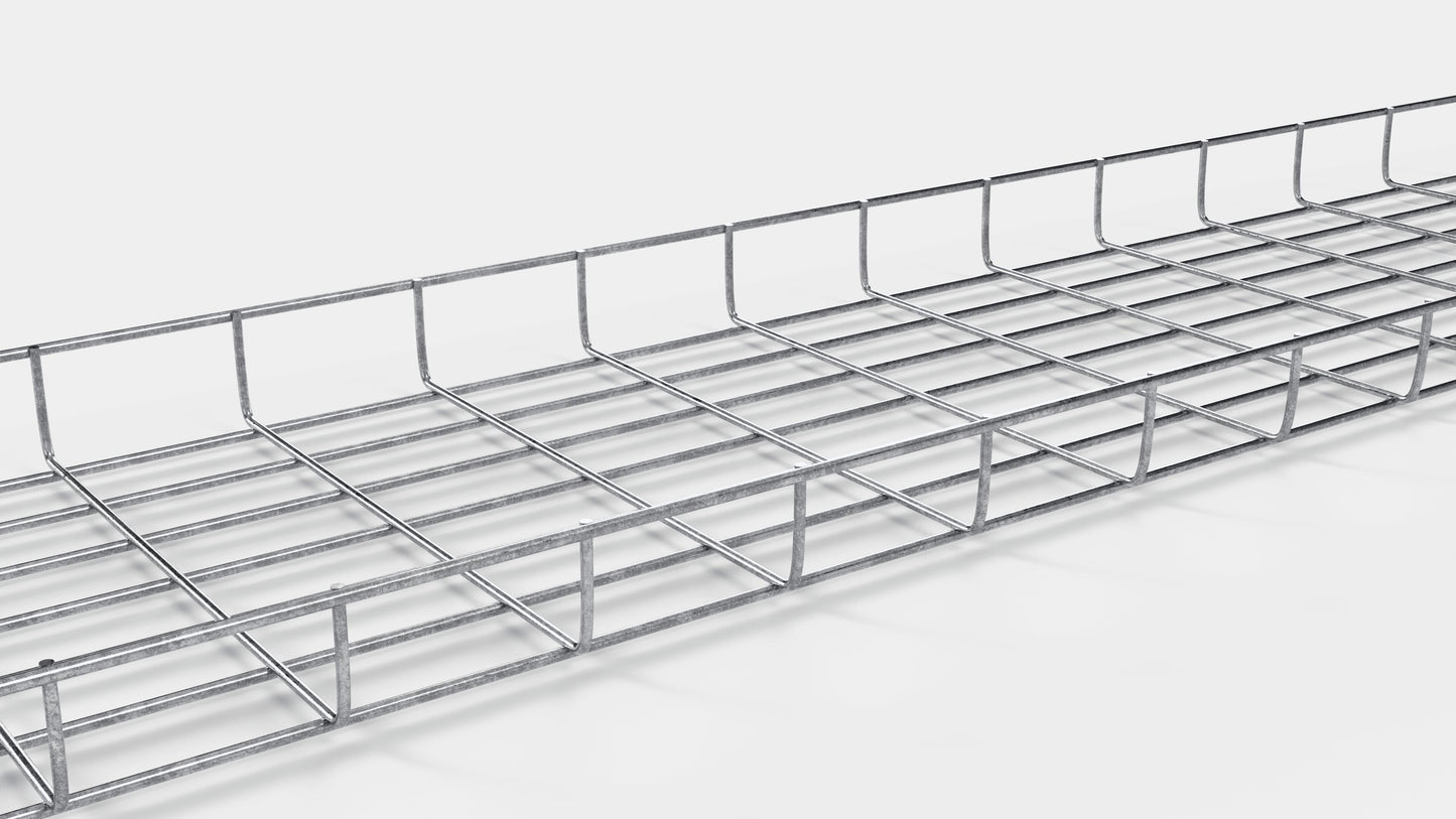 Lunghezza canalina 29 cm, profondità 5 cm, dimensione maglia 5 x 10 cm