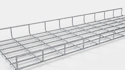 Lunghezza canalina 29 cm, profondità 5 cm, dimensione maglia 5 x 10 cm