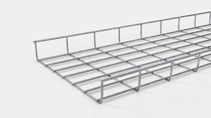 Kabelgoot hoogte 110 cm, diepte 5 cm, maaswijdte 5 x 10 cm