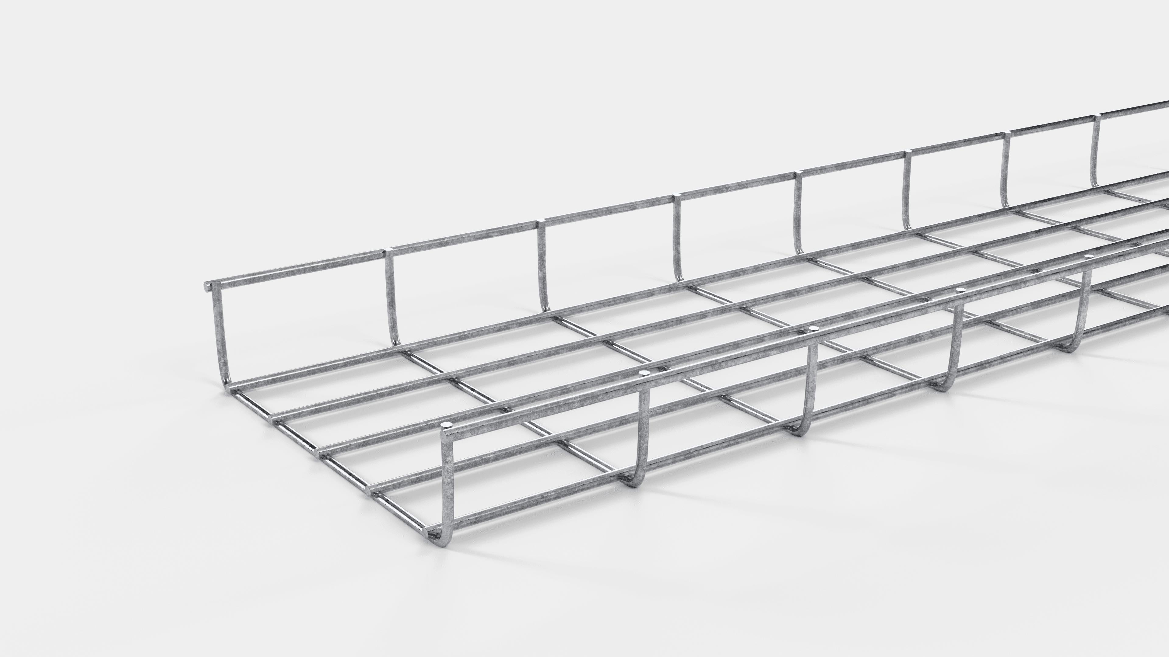 Kabelkanal højde 110 cm, dybde 5 cm, maskestørrelse 5 x 10 cm