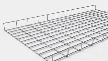 Kabelgoot hoogte 110 cm, diepte 5 cm, maaswijdte 5 x 10 cm