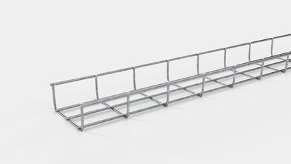 Kabelgoot hoogte 110 cm, diepte 5 cm, maaswijdte 5 x 10 cm