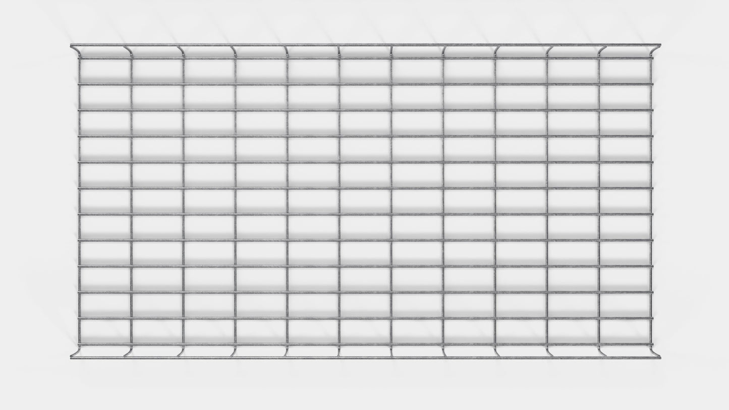 Kabelgoot hoogte 110 cm, diepte 5 cm, maaswijdte 5 x 10 cm