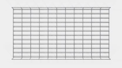 Kabelgoot hoogte 110 cm, diepte 5 cm, maaswijdte 5 x 10 cm