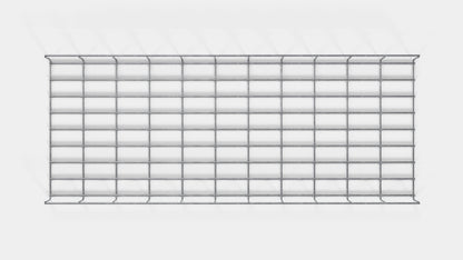 Trellis Hoogte 110 cm, diepte 5 cm, maaswijdte 5 x 10 cm