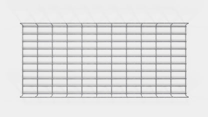 Trellis Hoogte 110 cm, diepte 5 cm, maaswijdte 5 x 10 cm