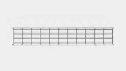 Trellis Hoogte 110 cm, diepte 5 cm, maaswijdte 5 x 10 cm
