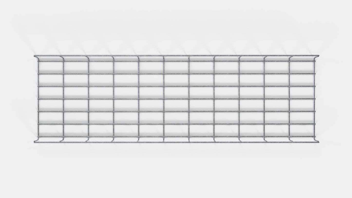 Trellis Hoogte 110 cm, diepte 5 cm, maaswijdte 5 x 10 cm