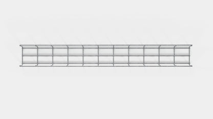 Trellis Hoogte 110 cm, diepte 5 cm, maaswijdte 5 x 10 cm