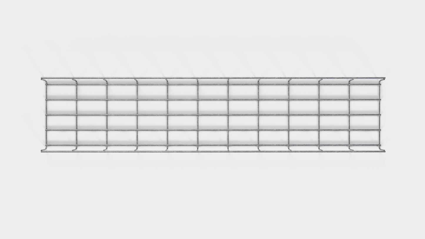 Trellis Hoogte 110 cm, diepte 5 cm, maaswijdte 5 x 10 cm