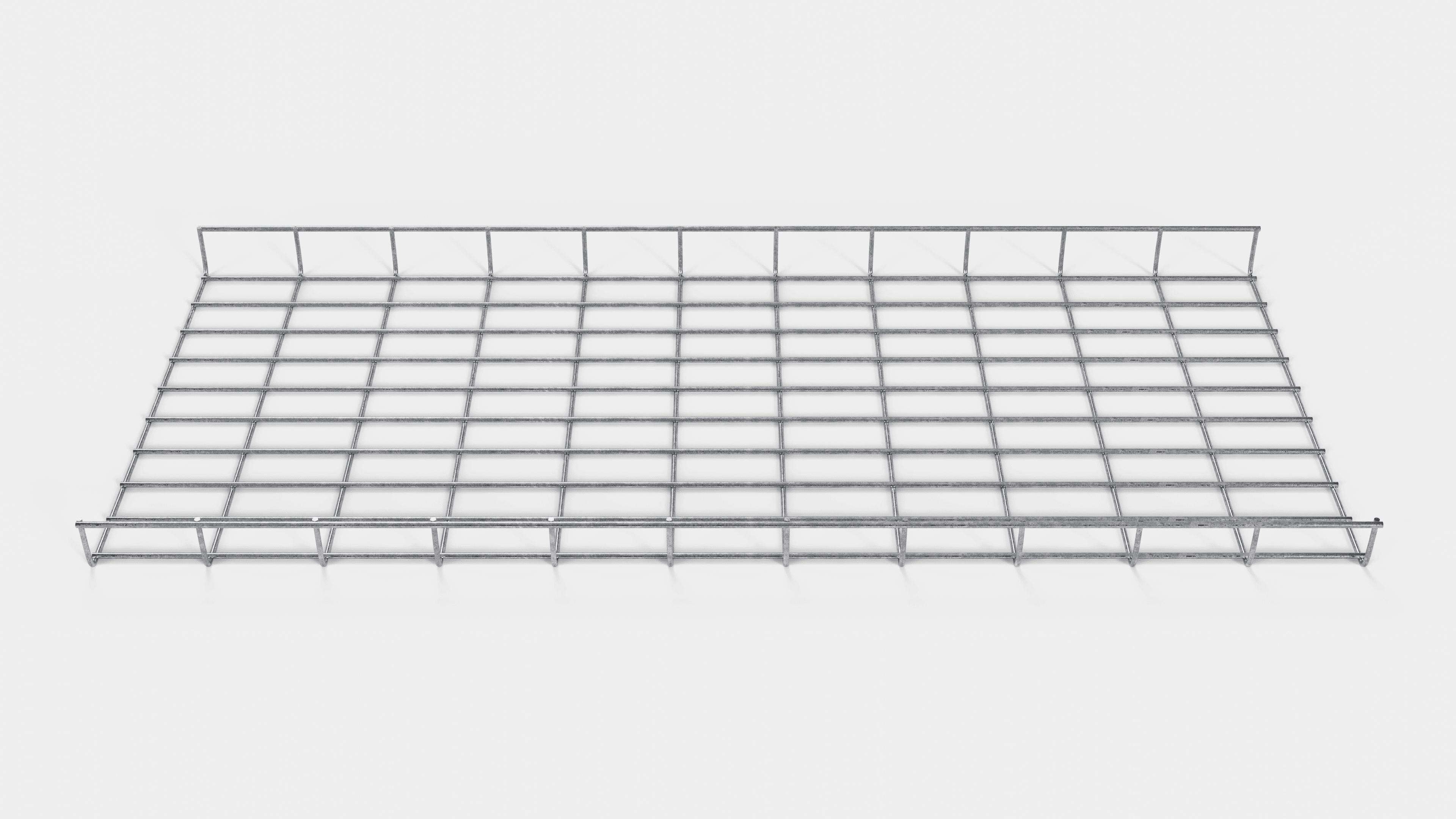 Kabelkanal højde 110 cm, dybde 5 cm, maskestørrelse 5 x 10 cm