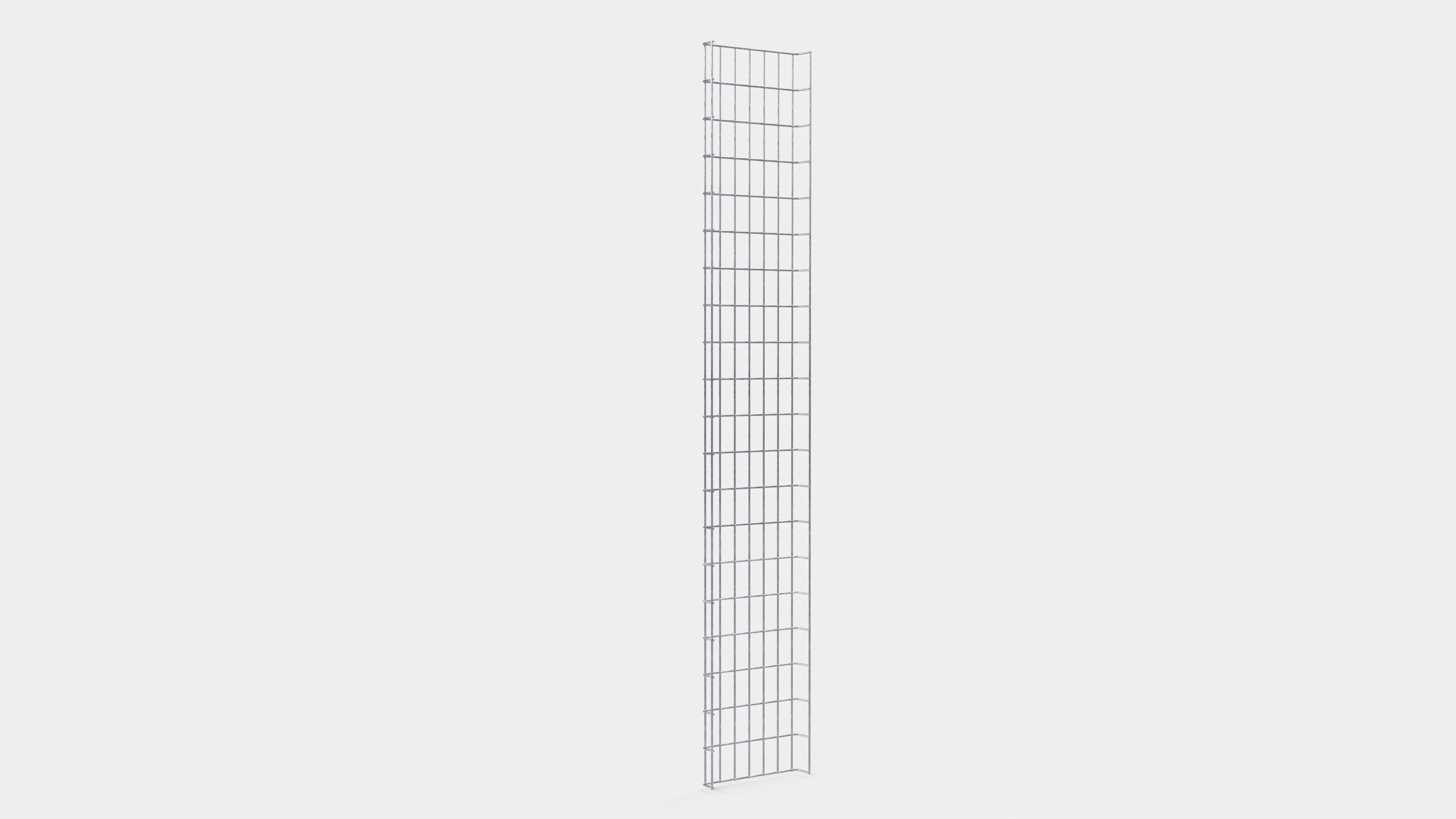 Cable duct length 29 cm, depth 5 cm, mesh size 5 x 10 cm 