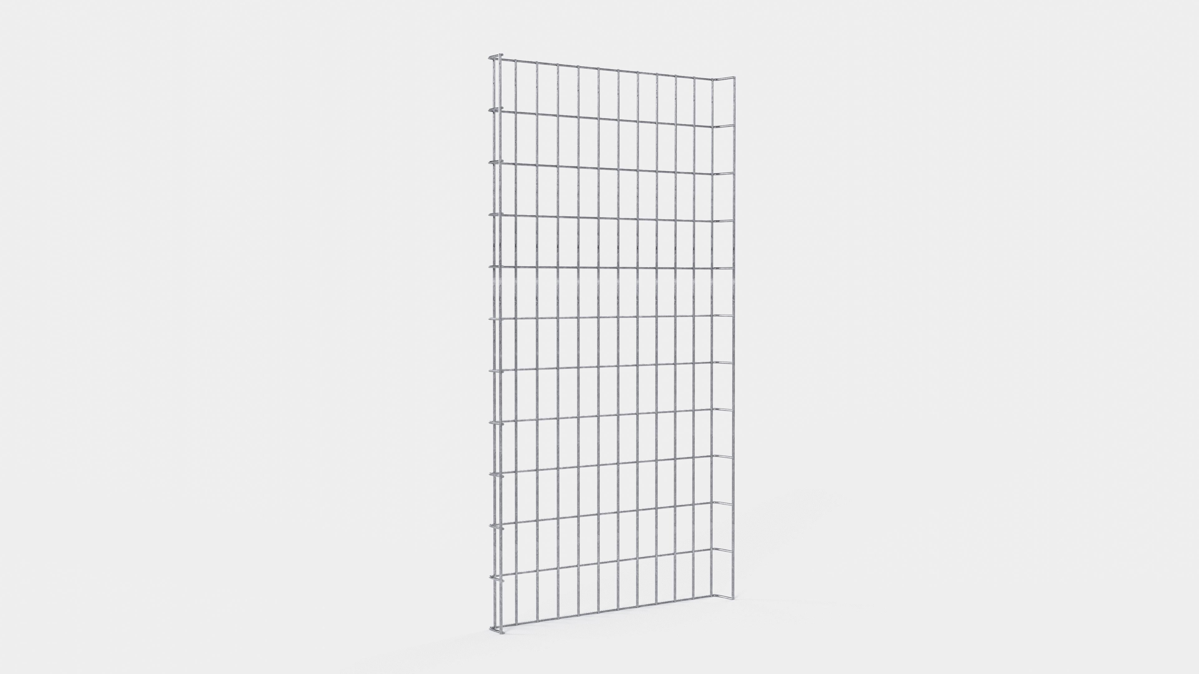 Kabelkanal højde 110 cm, dybde 5 cm, maskestørrelse 5 x 10 cm