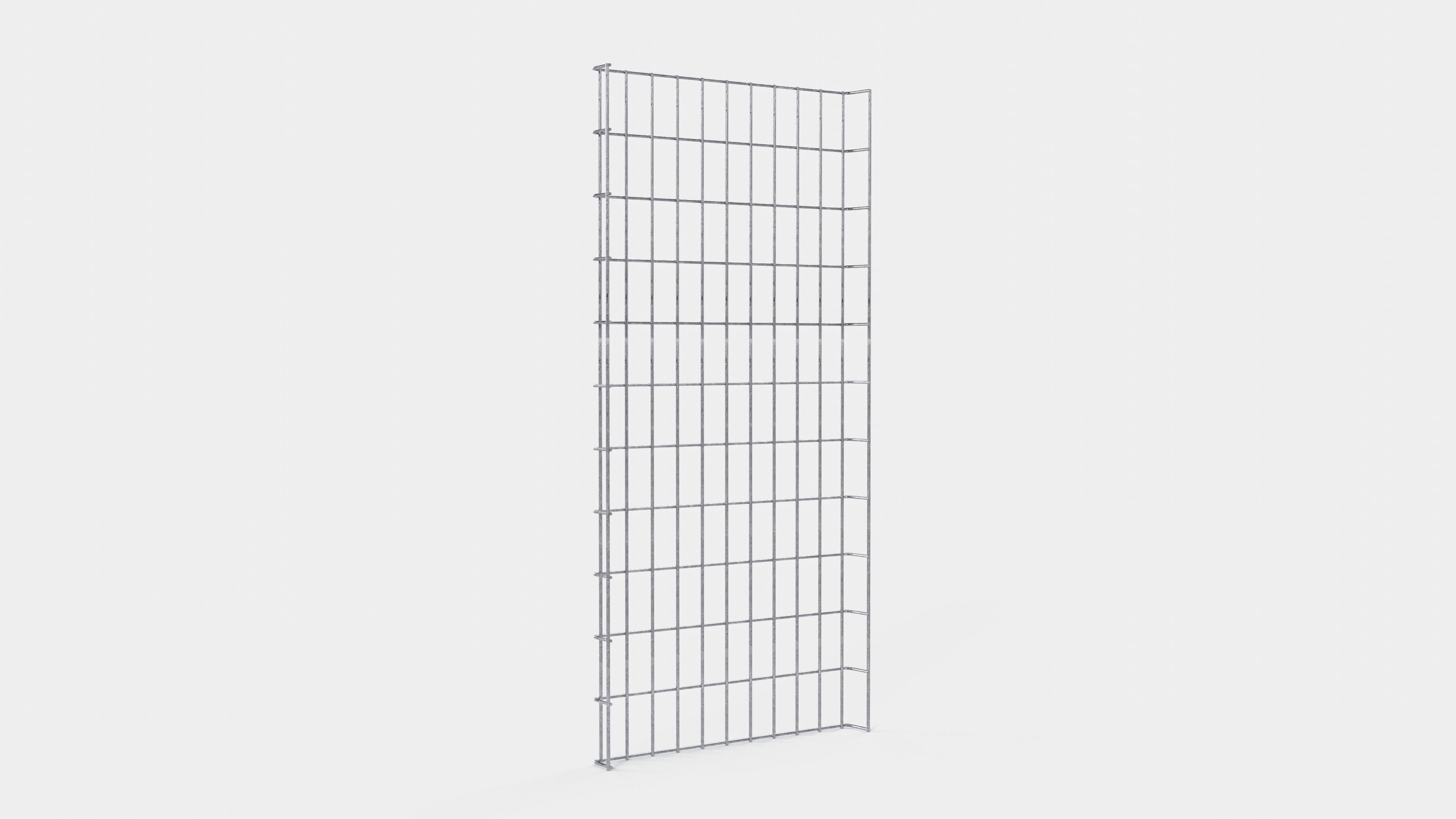 Kabelkanal højde 110 cm, dybde 5 cm, maskestørrelse 5 x 10 cm