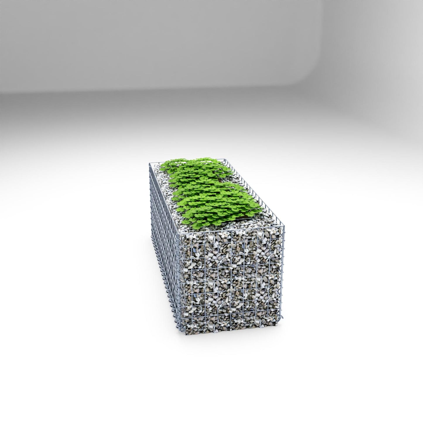 Højbed firkantet 100 cm x 40 cm x 40 cm (L x H x D), maskestørrelse 5 x 5 cm, vægtykkelse 10 cm