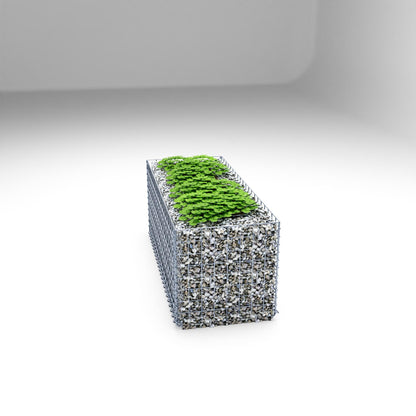 Højbed firkantet 100 cm x 40 cm x 40 cm (L x H x D), maskestørrelse 5 x 5 cm, vægtykkelse 10 cm