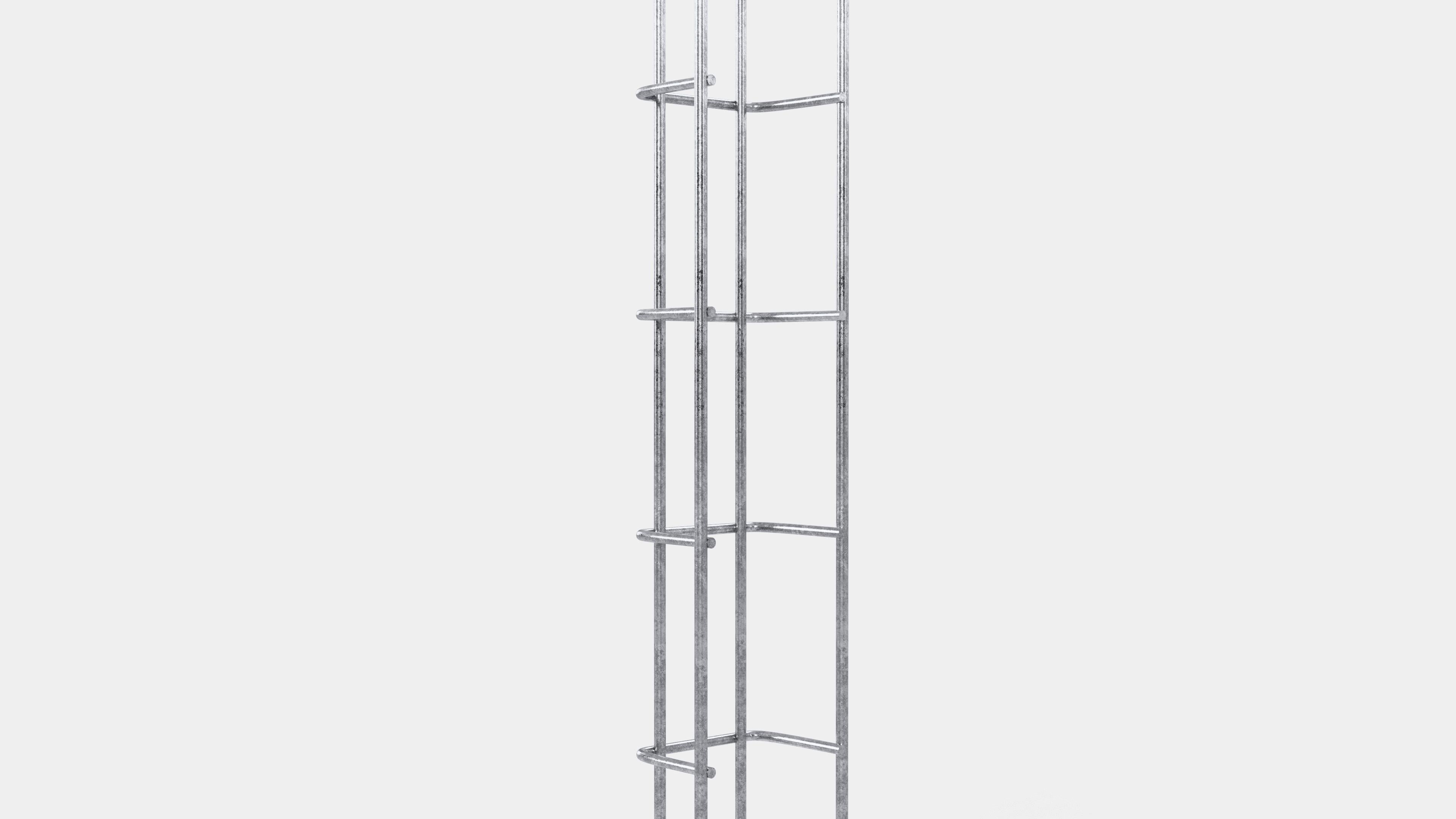 Kabelkanal højde 110 cm, dybde 5 cm, maskestørrelse 5 x 10 cm