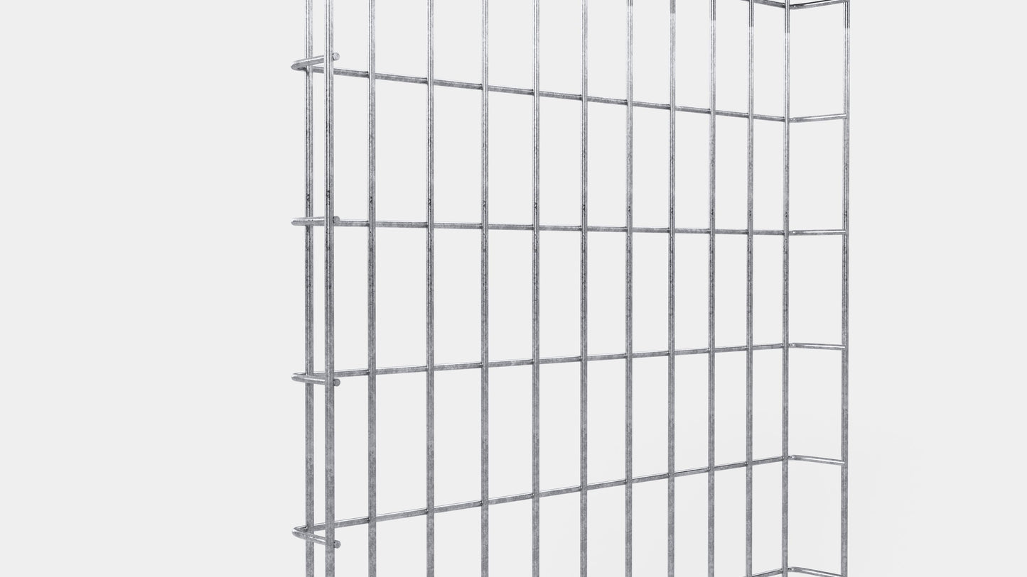 Trellis Hoogte 110 cm, diepte 5 cm, maaswijdte 5 x 10 cm