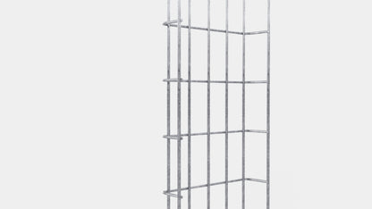 Trellis Hoogte 110 cm, diepte 5 cm, maaswijdte 5 x 10 cm