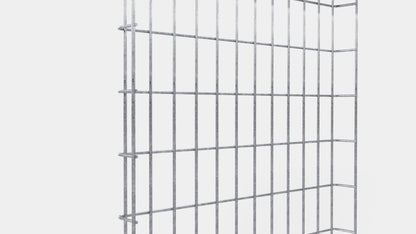 Kabelgoot hoogte 110 cm, diepte 5 cm, maaswijdte 5 x 10 cm