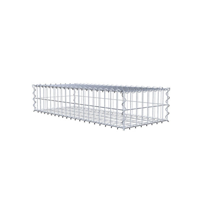 Gabione 100 cm x 20 cm x 40 cm (L x H x T), Maschenweite 5 cm x 10 cm, Spirale