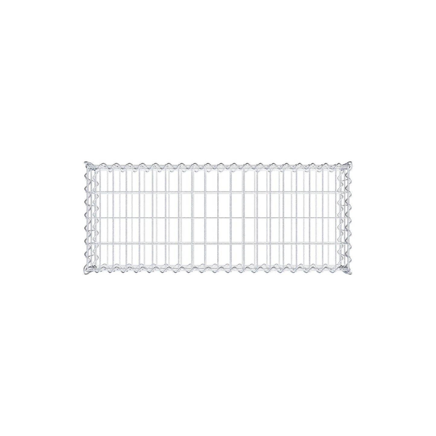 Gabione 100 cm x 20 cm x 40 cm (L x H x T), Maschenweite 5 cm x 10 cm, Spirale