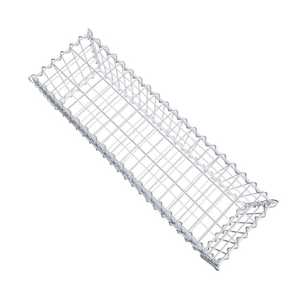 Gabion 100 cm x 30 cm x 30 cm (L x H x D), mesh size 5 cm x 10 cm, spiral